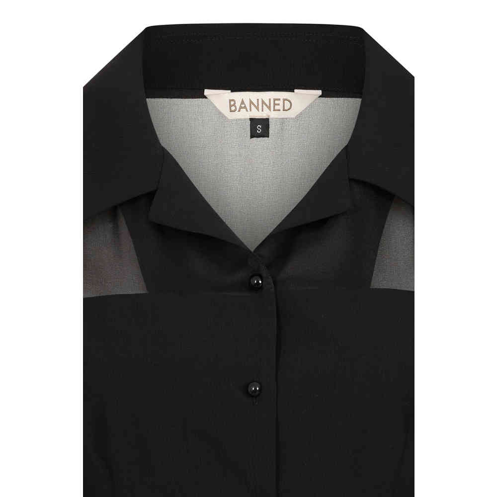 Banned - Bonnie Chemisier - Noir